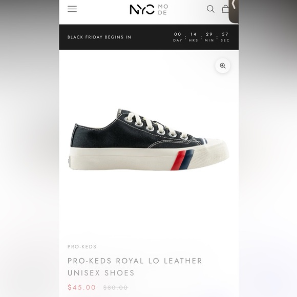 PRO-KEDS Royal Lo Leather Shoes Mens Size 9.5 - Picture 2 of 9